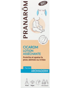Pranarôm Aromaderm Cicarom Lotion Asséchante Bio 40ml