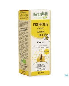 Herbalgem Propolis Junior Bio Gouttes 15ml
