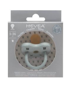 Hevea Tétine Ronde 3-36 mois couleur Gorgeous Grey 