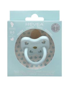 Hevea Tétine Physiologique Ue 0-3 mois couleur Baby Blue 