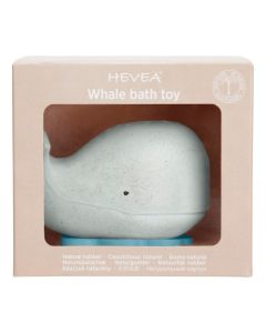 Hevea Jouet de Bain Upcyclé Baleine Bleu