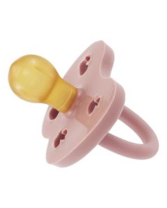 Hevea Tétine Ronde 3-36 mois couleur Baby Blush