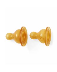Hevea Tétines Débit Lent Naturel x2
