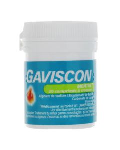 Gaviscon Menthe 20 Comprimés à croquer