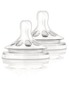 Avent Tétine Natural Débit Nouveau-Né 2 Tétines