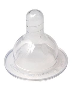Luc et Léa Tétine silicone débit rapide pour biberon - Col large