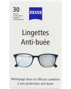 Zeiss Lingettes Lunettes Anti-Buée x30