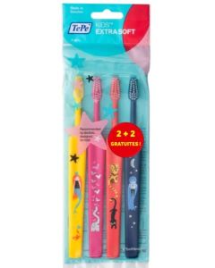 TePe Kids extra-Souple 4 pièces