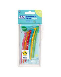 TePe Brossettes Interdentaires Angle Éco-Responsables assortiment toutes tailles (rose-vert)
