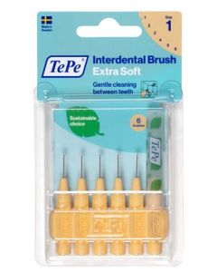 Brossettes Interdentaires Éco-Responsables Extra Souple orange Pastel 0.45mm