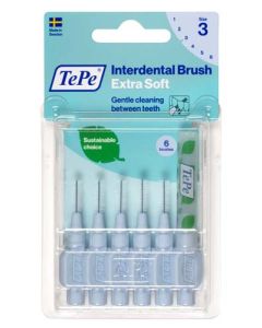 Brossettes Interdentaires Éco-Responsables Extra Souple Bleu Pastel 0.6mm