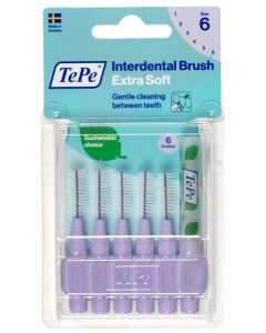 Brossettes Interdentaires Éco-Responsables Extra Souple Violet Pastel 11mm