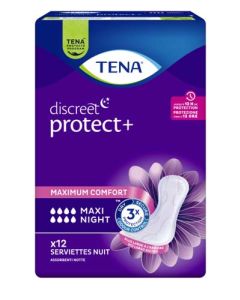 TENA Discreet Protect+ Maxi Night x12