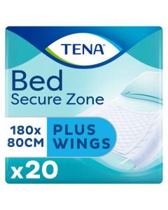 TENA Bed Plus Wings 80x180 Alèse Bordable 20 unités