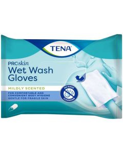 TENA Gant de Toilette Imprégné Proskin x8