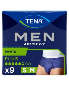 TENA Men Active Fit Plus Taille S/M x9
