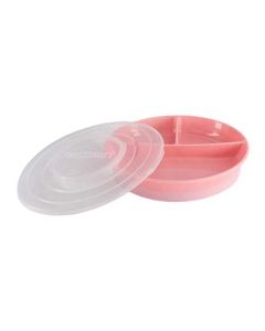 Twistshake Assiette Compartiments +6m Rose Pastel
