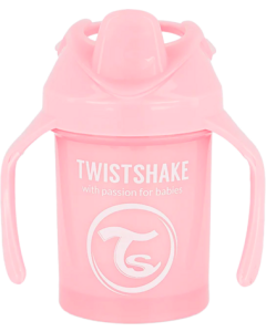 Twistshake Tasse D'Apprentissage Mini Cup Rose Pastel 230ml