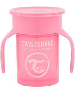 Twistshake Tasse D'Apprentissage 360 Cup Rose Pastel 230ml