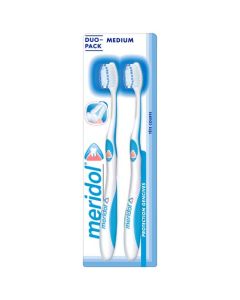 Meridol Brosse à Dents Gencives Fragiles Médium Duo