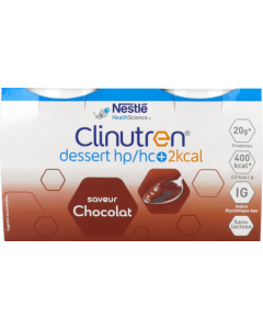 Clinutren Dessert Hp Hc+ 2kcal Creme Chocolat 200g X4