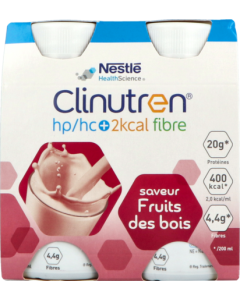 Clinutren Hp Hc+ 2kcal Fibre Fruits Des Bois 200ml X 4