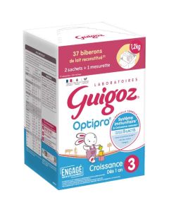 Guigoz Optipro 3 Croissance Bag In Box 2x600g