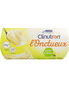 Clinutren Onctueux Dadfms Saveur Citron 200g X4