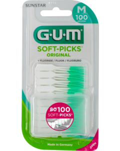 GUM Soft Picks Bâtonnets Interdentaires 632 Original Medium x100