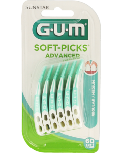 Gum Soft Picks Advanced Regular 60 Pc