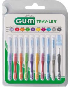 Gum Brossette Interdenatire Trav-Ler multipack X10