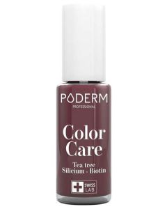 Poderm Color Care Vernis Ongles N437 Rouge Noir 8ml