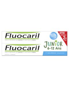 Fluocaril Junior Bubble Gum Dentifrice 2x75 ml