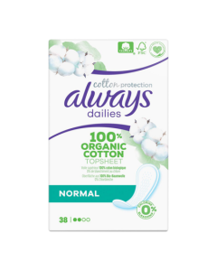Always Dailies Cotton Protege Slip Normal x38
