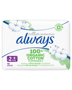 Always Cotton Protection Serviette Ultra Long 10