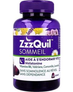 ZzzQuil Sommeil Fruits des Bois 60 gommes