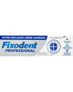 Fixodent Pro Professional Crème Adhésive Premium Pour Prothèse Dentaire 40g