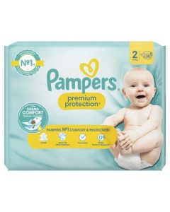 Pampers Premium Protection Taille 2 Couches x30 4 kg - 8 kg