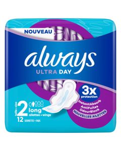 Always Ultra Serviette Periodique Long Plus x12