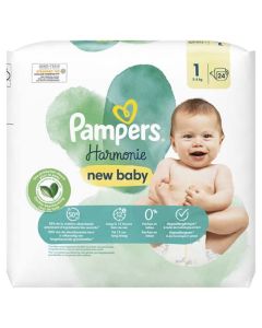 Pampers Harmonie Couches Taille 1 24 Couches 2 kg - 5 kg
