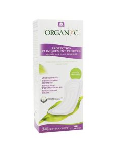 Organyc Fuites Urinaires Ultra-Fins Bio 24 protège-slips 