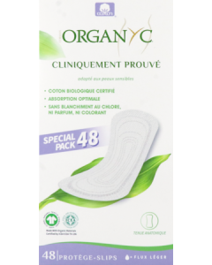 Organyc Protège Slip Flux Leger x48