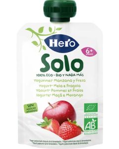 Hero Solo Gourde Bio Yaourt Pomme & Fraise 100g