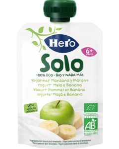 Hero Solo Gourde Bio Yaourt Pomme & Banane 100g