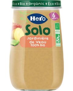 Hero Solo Petit Pot Bio Jardiniere de Veau et Legumes 190g