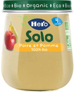 Hero Solo Petit Pot Bio Pomme Poire 120g