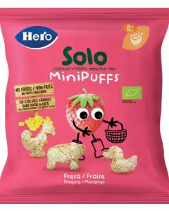 Hero Solo Snack Bio Puff Fraise 18g