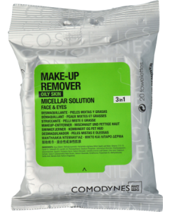 Comodynes Make Up Remover Oily Skin Lingettes x20