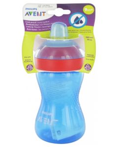 Avent Tasse à Bec Souple 9 mois et + Bleu 300ml 