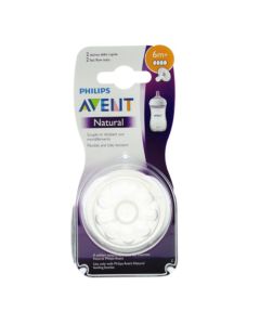 Avent Tétine Natural 6 mois et + Débit Rapide x2